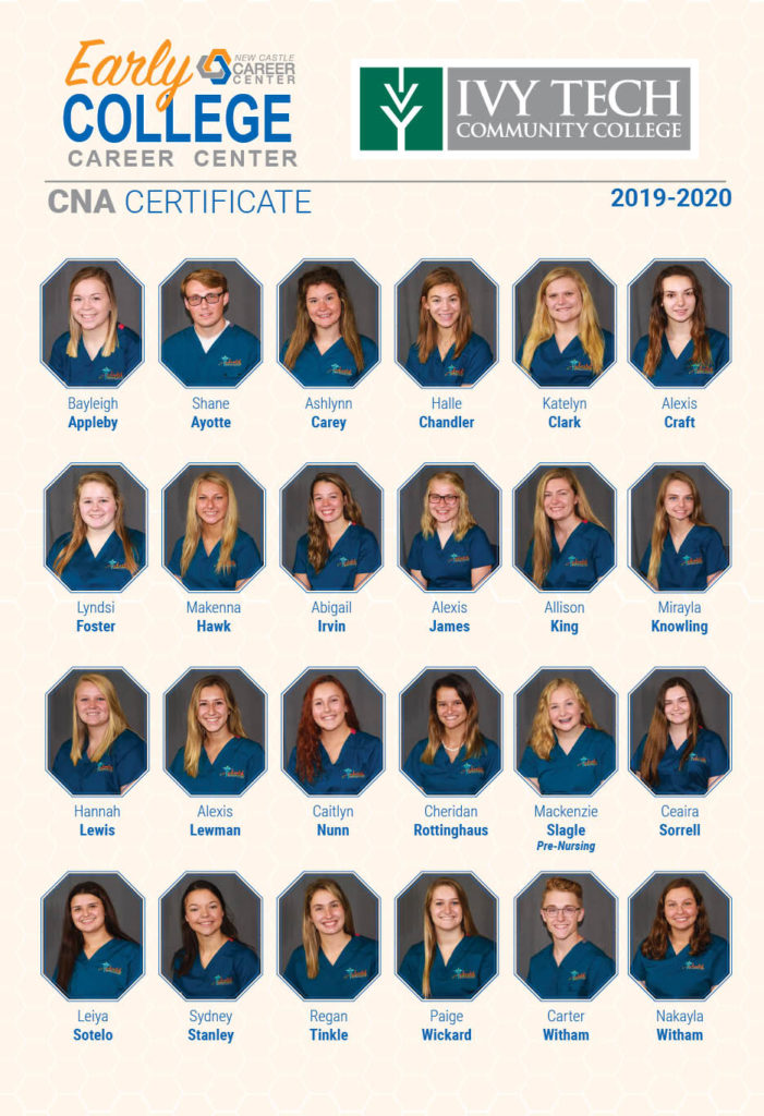 2020 Ivy Tech CNA Pre Nursing Diplomas • NCCC